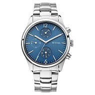 TITAN Workwear Watch with Blue Dial & Metal Strap - Gents 