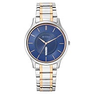 TITAN Lagan Blue Dial Metal Strap - Gents 