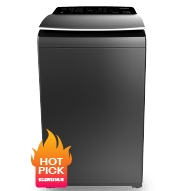 Whirlpool 13KG Fully Automatic Bloomwash Top Loader With Heater - Gray