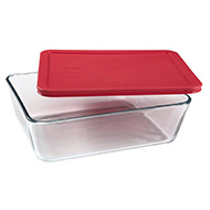 Pyrex 750ML 3 Cup Dish With Red Lid