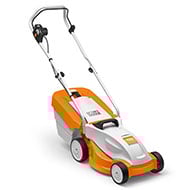 STIHL 1200W Lightweight Electric Lawn Mover (White/Orange)