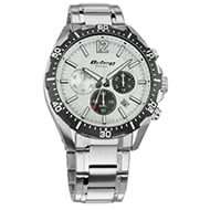 TITAN Octane Silver Dial Silver Strap Watch - Gents
