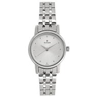 TITAN Silver Dial Silver Stainless Steel Strap Watch - Ladies -  2593SM01