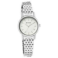 TITAN Silver Dial Analog Watch - Ladies