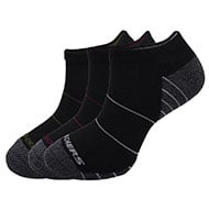 Skechers Mens Extended Terry Low Cut Socks - S114346-007-BLCK