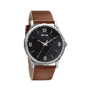 SONATA Smart Plaid Analog Black Dial - Gents