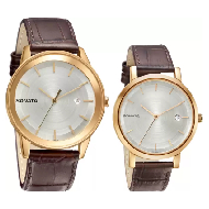 Sonata  Silver Dial Analog Pair - Unisex