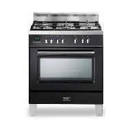 ELBA 90CM 5 Gas Cooker Electric Oven - Black