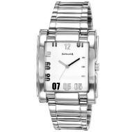 SONATA Analogue White Dial - Gents