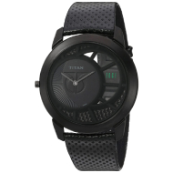 TITAN Analog Display Quartz (Black) - Gents