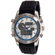 TITAN Octane Analog-Digital Silver Dial - Gents