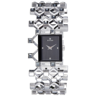 TITAN Analog Black Dial - Women