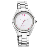 FASTRACK Analog Silver Dial - Ladies