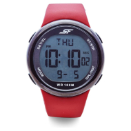 SONATA Slash Digital Black Dial - Gents