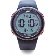 SONATA Slash Digital Black Dial - Gents