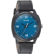 SONATA Volt+ Blue Dial Leather Strap - Gents