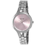 SONATA Steel Daisies Analog Pink Dial - Ladies