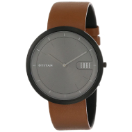 TITAN Edge Zen Analog Black Dial - Gents
