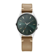 FASTRACK Tripster Dark Green Dial Leather Strap - Gents