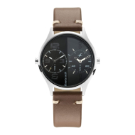 FASTRACK Tripster Black Dial Leather Strap  - Gents