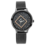 FASTRACK x ANANYA Panday - Fit Outs Black Dial with Stars- Ladies