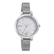 SONATA Buy Sonata Silver Linings Analog White Dial  - Ladies