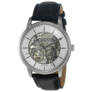 TITAN Silver Dial Leather Strap - Gents