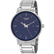SONATA  Sleek Blue Dial Stainless Steel Strap - Gents