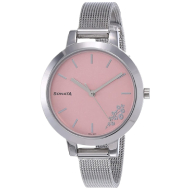 SONATA Silver Lining Pink Dial Analog - Ladies