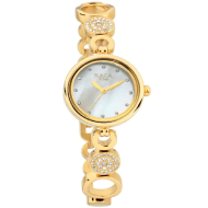 Titan Raga Mother of Pearl Dial Studded Watch - Ladies