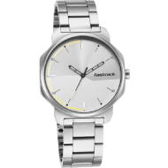 FASTRACK  Stunner in Silver Dial & Metal Strap - Gents
