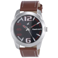 FASTRACK  Blue Dial Leather Strap - Gents