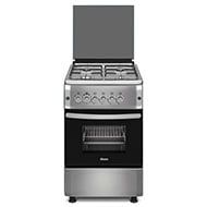 Abans 50CM Free Standing Cooker with Gas Oven Stainless Steel Design - Grey