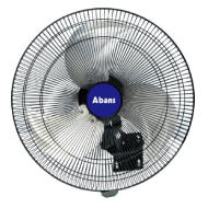 Abans 18 Inch Commercial Wall Fan - Black
