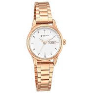 TITAN Analog Silver Dial - Ladies