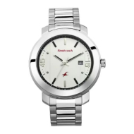 Fastrack White Dial Stainless Steel Strap - Ladies
