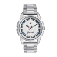 FASTRACK Sunburn  Silver  Dial with Stainless  Steel Strap