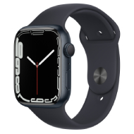 Apple Watch Series 7 (2021) GPS, 45MM Midnight Aluminium Case with Midnight Sport Band - Regular