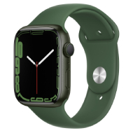 Apple Watch Series 7 (2021) GPS, 45MM Green Aluminium Case with Clover Sport Band - Regular