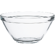 POMPEI Glass Salad Bowl