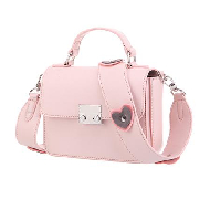 MINISO Heart-shaped Stylish Bag (Pink)