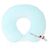 MINISO U-Shaped Neck Pillow (Light Blue)