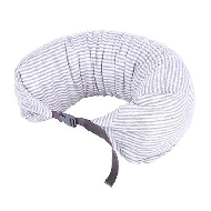 MINISO Simple Stripe Neck Pillow (Gray)