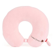 MINISO U-Shaped Neck Pillow (Pink)