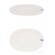 MINISO Simple Oval Plate 
