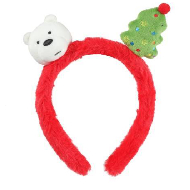 MINISO We Bare Bears Christmas Series Headband (Ice Bear)