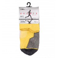 MINISO Menâ€™s Sports Socks (Yellow)