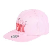 MINISO Lying Pink Panther Solid Color Flat Top Cap