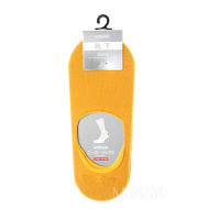 MINISO Menâ€™s Ankle Socks 2 Pack (Yellow)