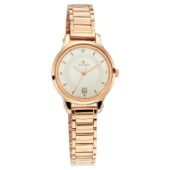 TITAN Silver Dial Stainless Steel - Ladies
